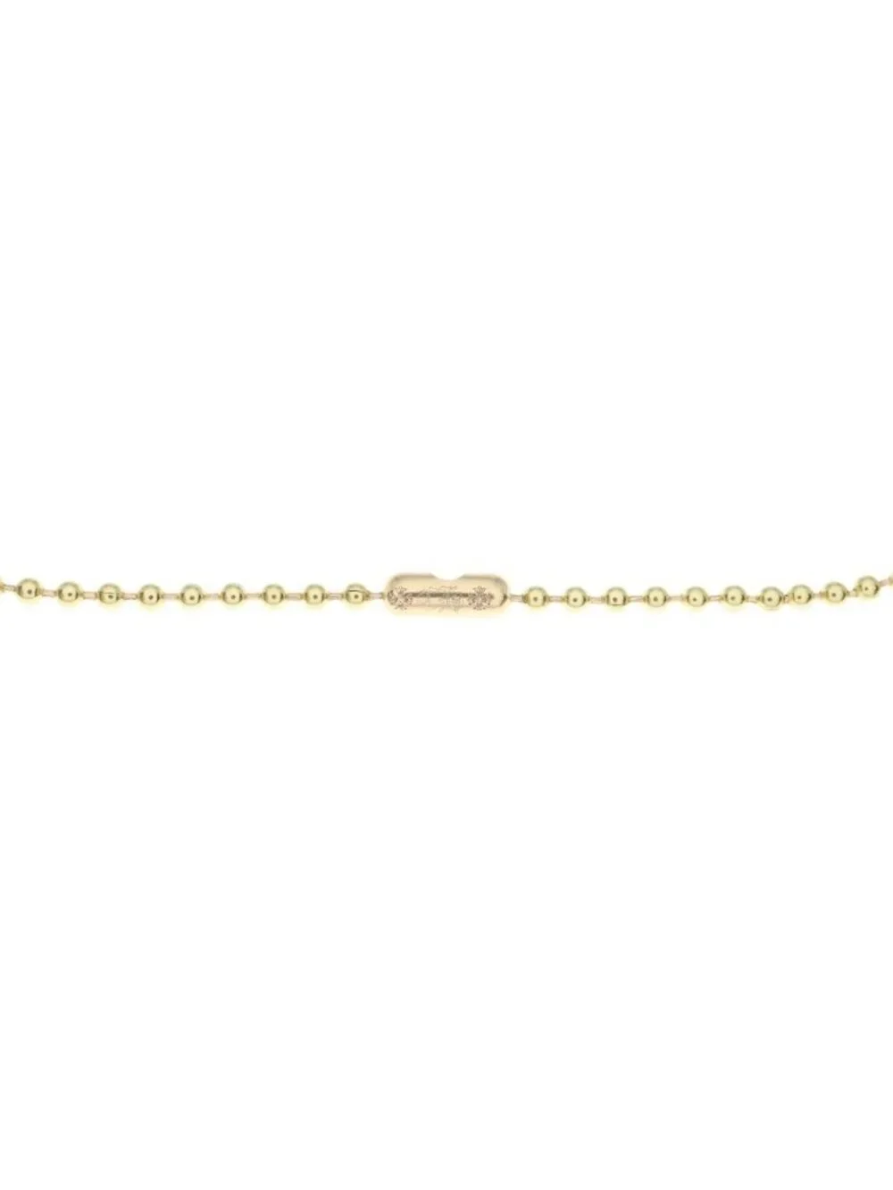 Chrome Hearts 22k Ball Chain Necklace Gold